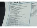 2014 Audi S5 3.0T Prestige quattro Cabriolet Window Sticker