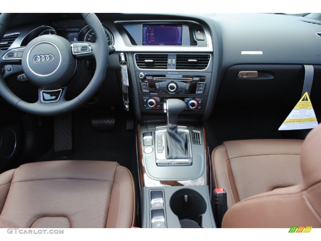 2014 A5 2.0T Cabriolet - Cuvee Silver Metallic / Chestnut Brown photo #16