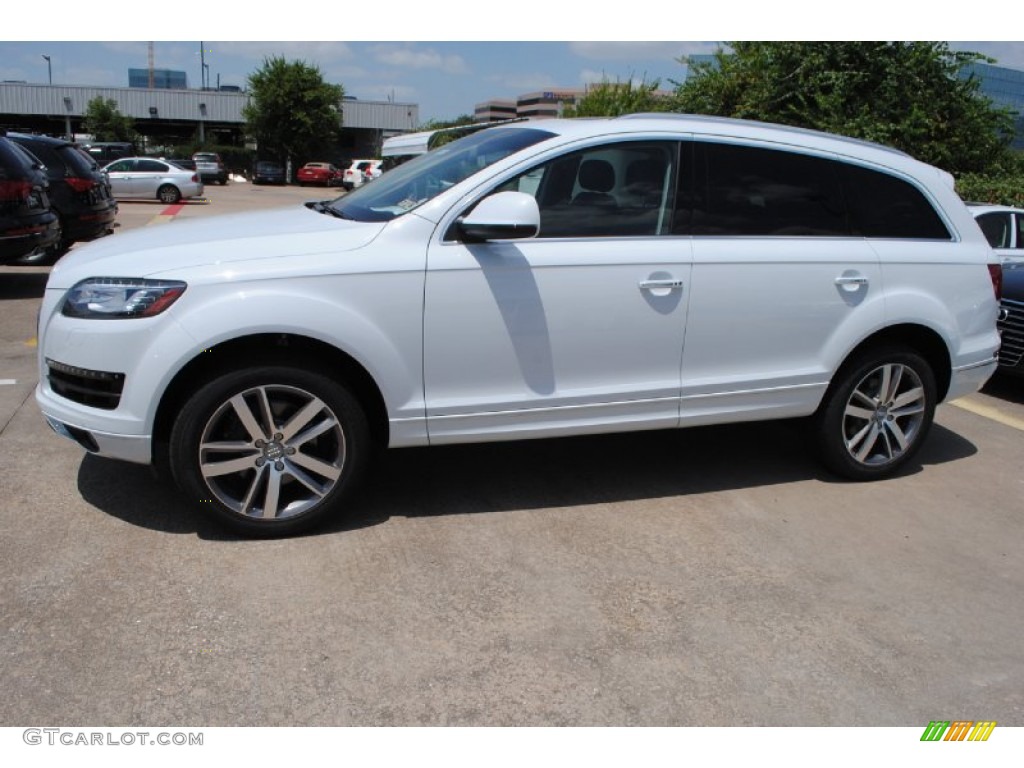 Glacier White Metallic 2014 Audi Q7 3.0 TDI quattro Exterior Photo #84496413