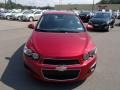 2013 Crystal Red Tintcoat Chevrolet Sonic LS Sedan  photo #3