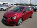 2013 Crystal Red Tintcoat Chevrolet Sonic LS Sedan  photo #4