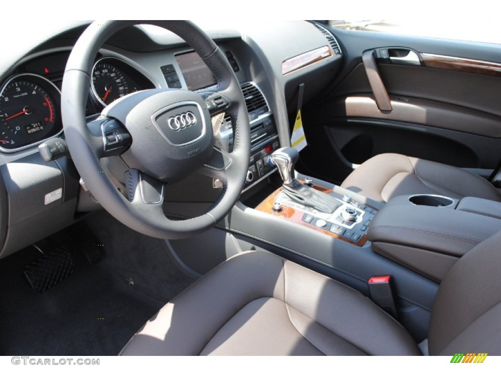 Espresso Interior 2014 Audi Q7 3.0 TDI quattro Photo #84496596