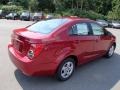 2013 Crystal Red Tintcoat Chevrolet Sonic LS Sedan  photo #8