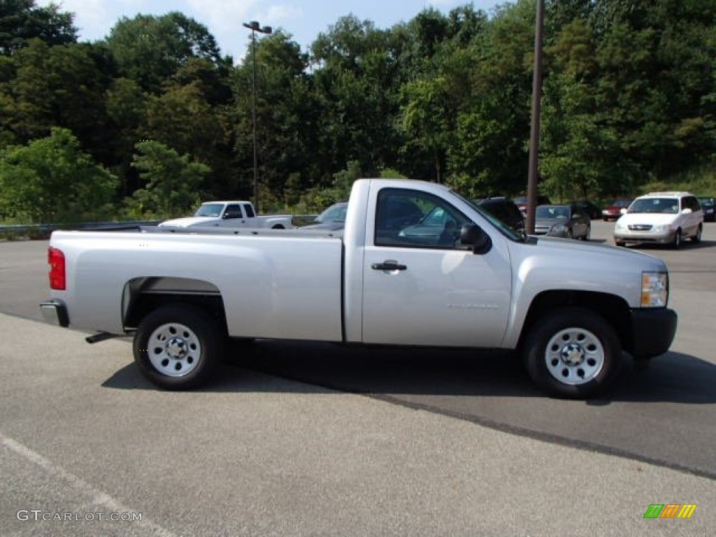 2013 Silverado 1500 Work Truck Regular Cab - Silver Ice Metallic / Dark Titanium photo #1