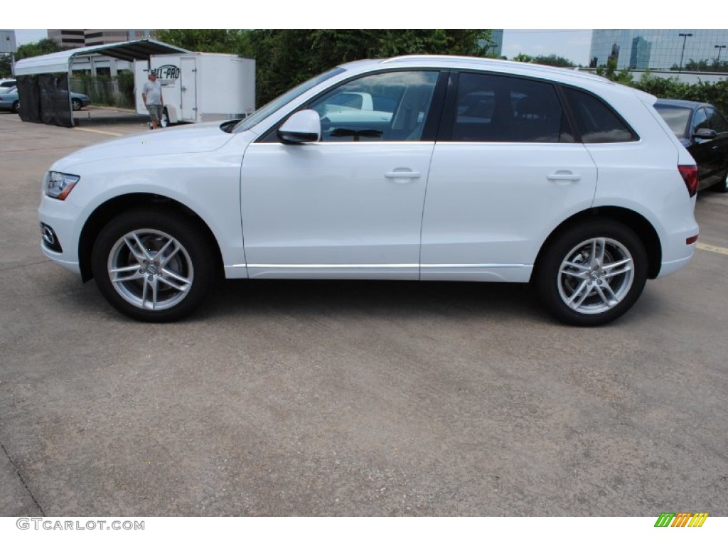 2014 Q5 2.0 TFSI quattro - Glacier White Metallic / Pistachio Beige photo #5