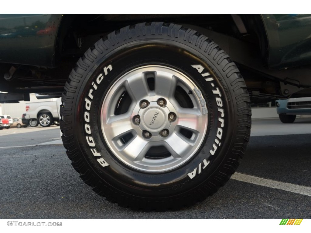 1999 Tacoma SR5 V6 Extended Cab 4x4 - Imperial Jade Mica / Gray photo #13