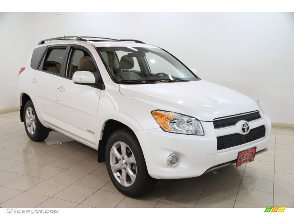 Blizzard White Pearl Toyota RAV4