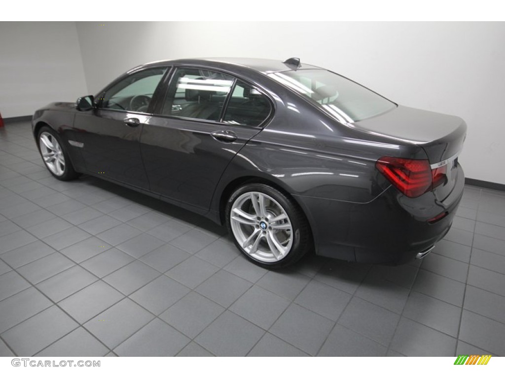 2013 7 Series 750i Sedan - Dark Graphite Metallic II / Black photo #5