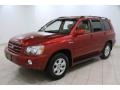 Sundown Red Pearl 2002 Toyota Highlander V6 4WD Exterior