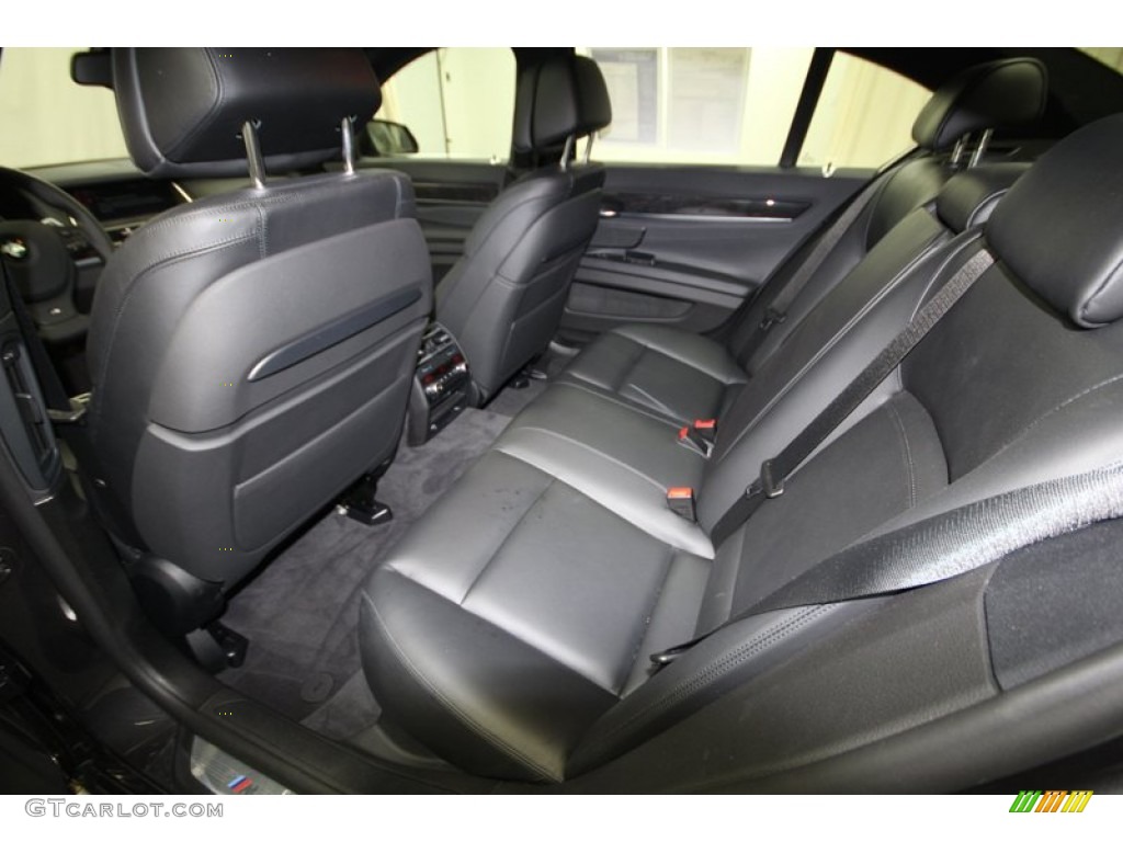 2013 7 Series 750i Sedan - Dark Graphite Metallic II / Black photo #31
