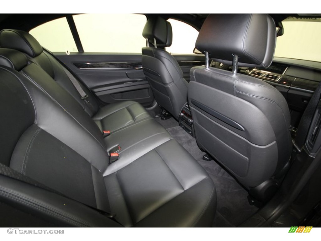2013 7 Series 750i Sedan - Dark Graphite Metallic II / Black photo #38