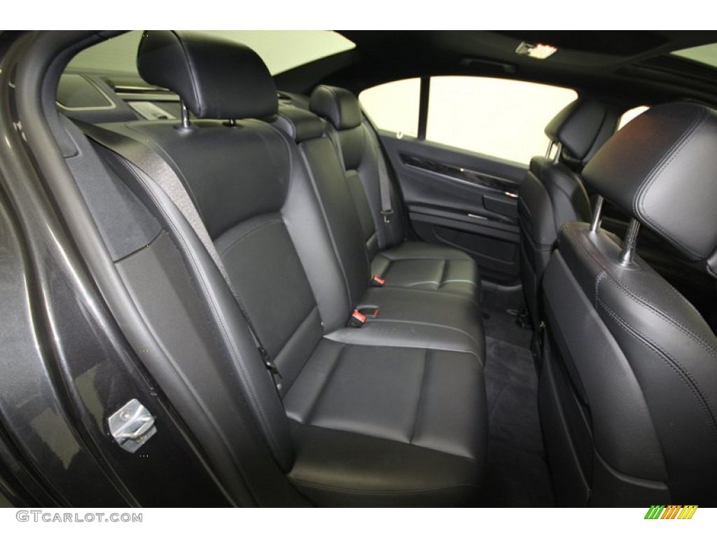 2013 7 Series 750i Sedan - Dark Graphite Metallic II / Black photo #39