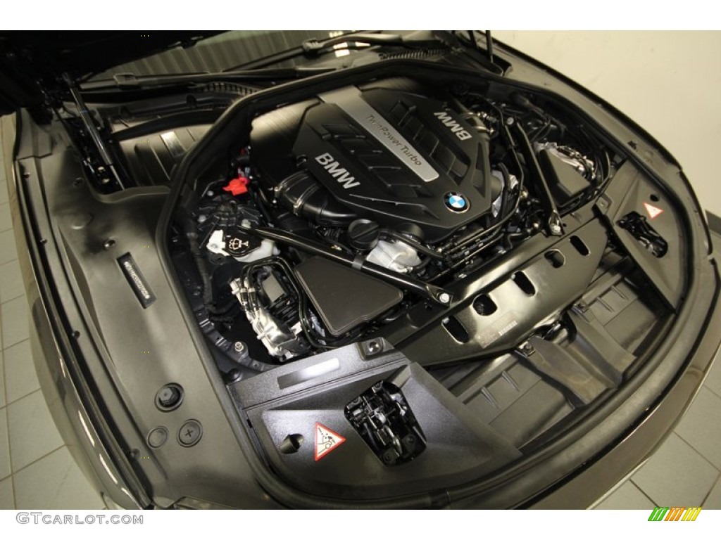 2013 7 Series 750i Sedan - Dark Graphite Metallic II / Black photo #45