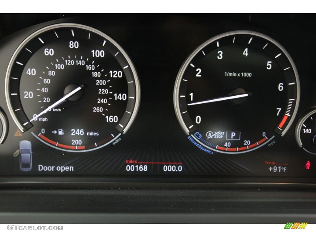 2013 7 Series 750i Sedan - Dark Graphite Metallic II / Black photo #47