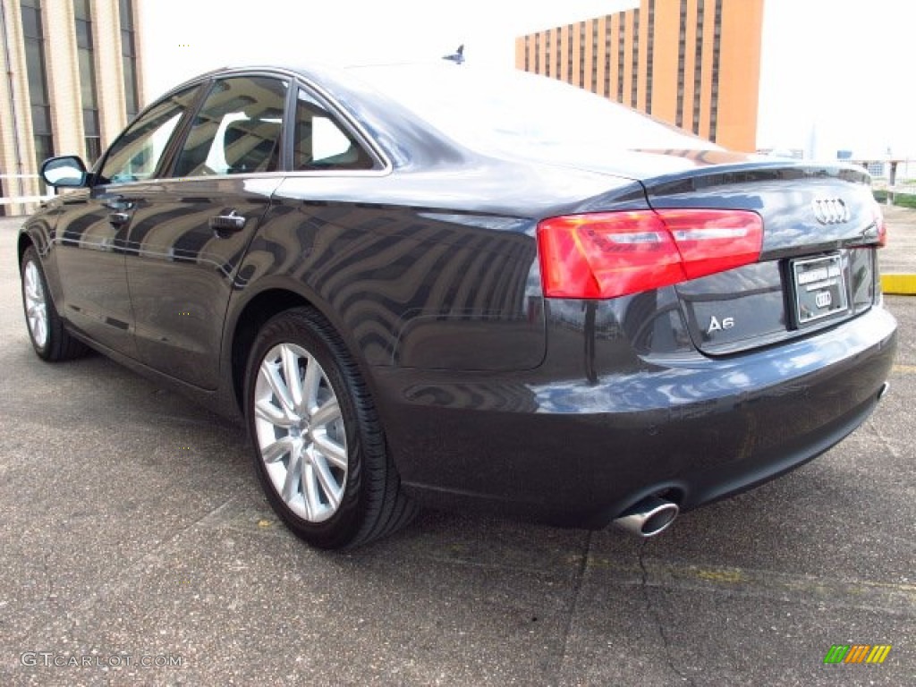 2014 A6 2.0T Sedan - Oolong Gray Metallic / Black photo #4