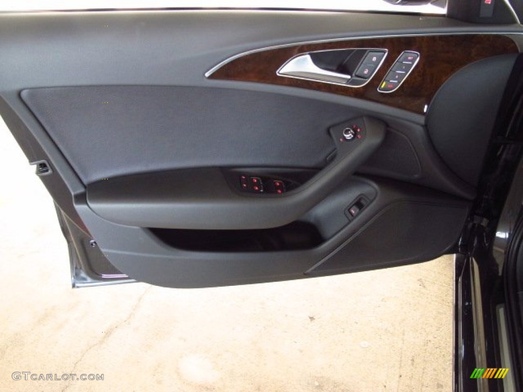 2014 A6 2.0T Sedan - Oolong Gray Metallic / Black photo #10