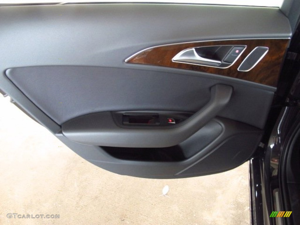 2014 A6 2.0T Sedan - Oolong Gray Metallic / Black photo #12
