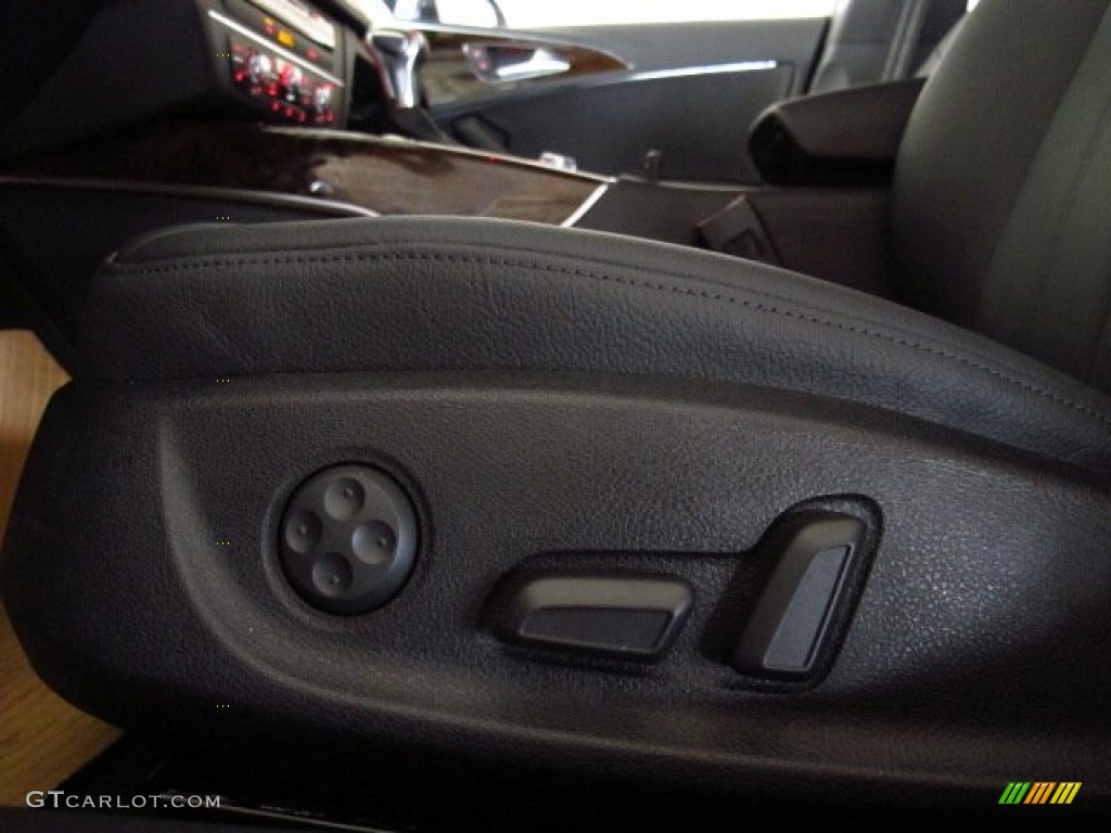 2014 A6 2.0T Sedan - Oolong Gray Metallic / Black photo #26
