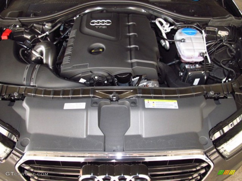 2014 A6 2.0T Sedan - Oolong Gray Metallic / Black photo #27