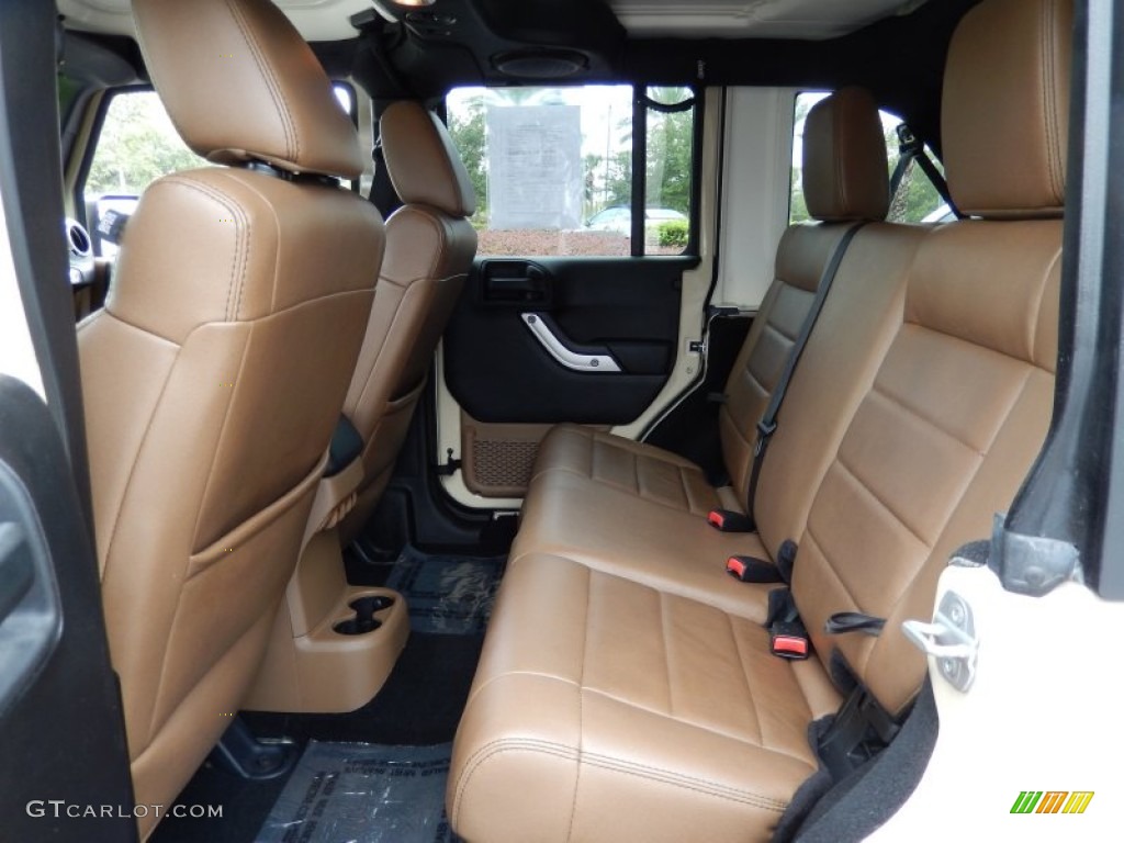 2011 Jeep Wrangler Unlimited Sahara 4x4 Rear Seat Photo #84504801