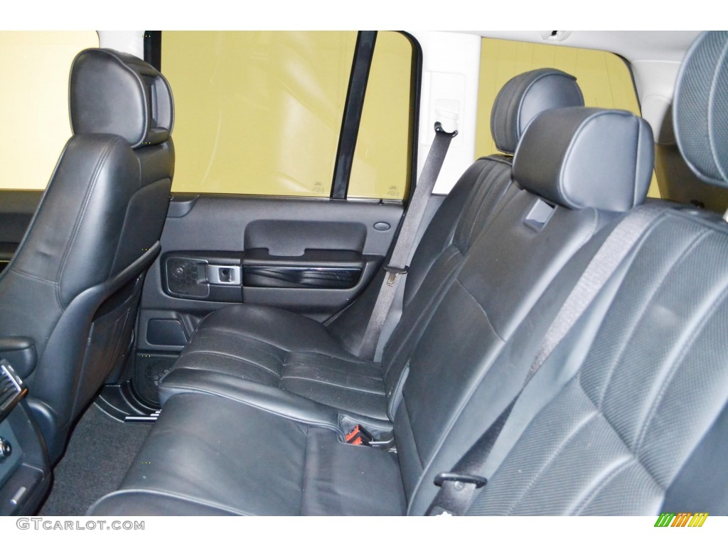 2007 Land Rover Range Rover Supercharged Rear Seat Photos