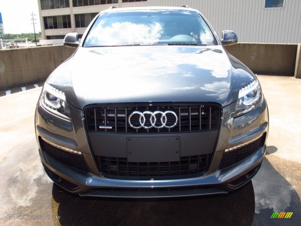 Daytona Gray Pearl 2014 Audi Q7 3.0 TFSI quattro S Line Package Exterior Photo #84505698