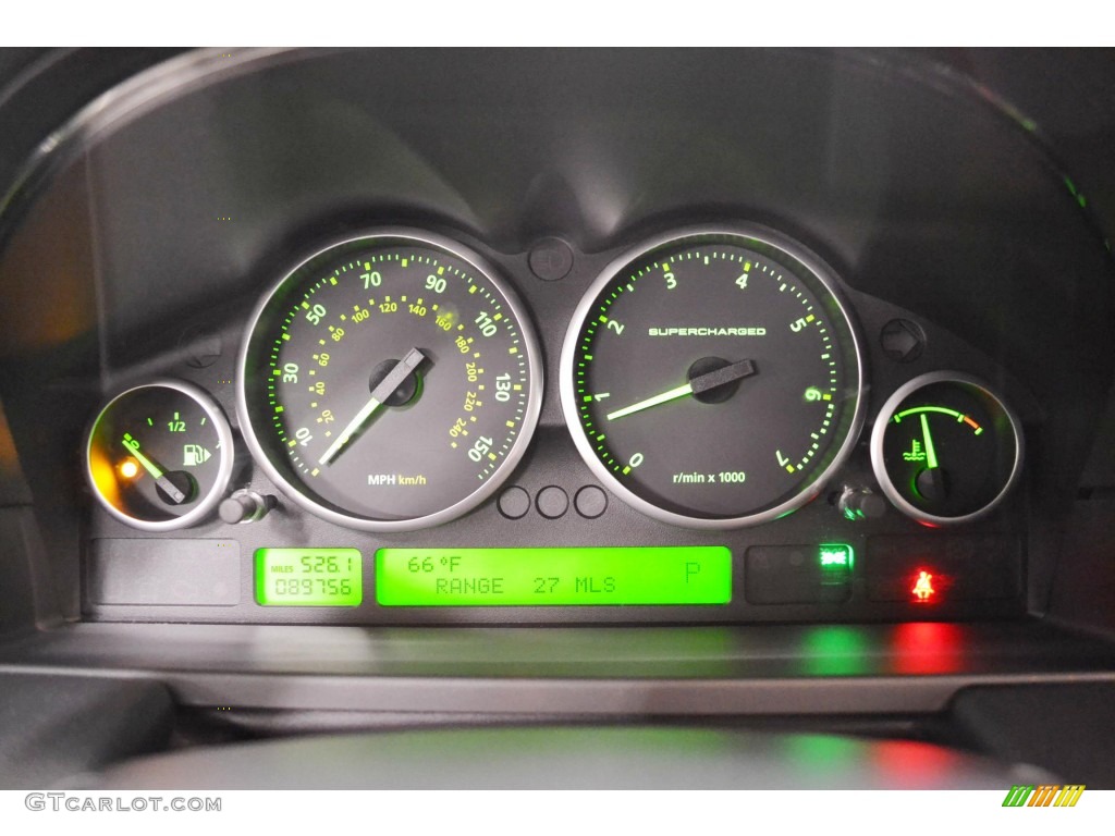 2007 Land Rover Range Rover Supercharged Gauges Photo #84505750