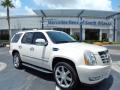 2008 White Diamond Cadillac Escalade   photo #1