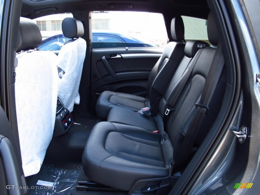 2014 Audi Q7 3.0 TFSI quattro S Line Package Rear Seat Photo #84505860
