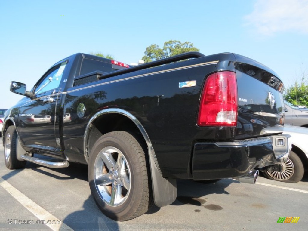 2012 Ram 1500 ST Regular Cab 4x4 - Black / Dark Slate Gray/Medium Graystone photo #2