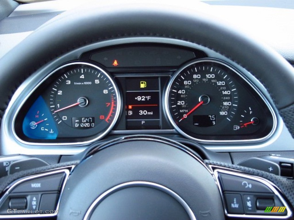 2014 Audi Q7 3.0 TFSI quattro S Line Package Gauges Photo #84506129