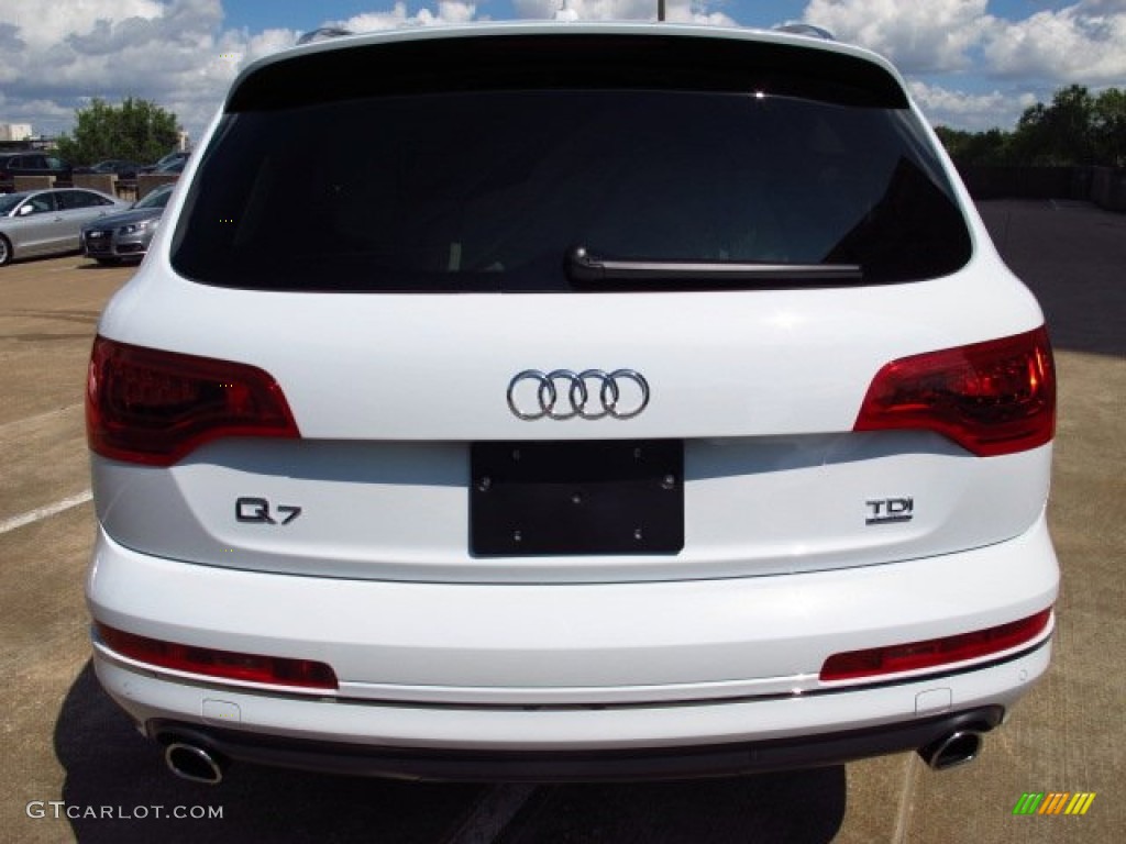 Glacier White Metallic 2014 Audi Q7 3.0 TDI quattro Exterior Photo #84506253