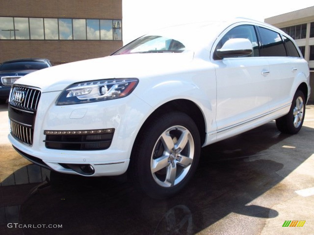 Glacier White Metallic 2014 Audi Q7 3.0 TDI quattro Exterior Photo #84506298