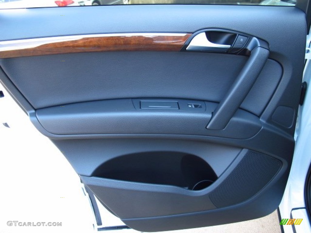 2014 Audi Q7 3.0 TDI quattro Black Door Panel Photo #84506412