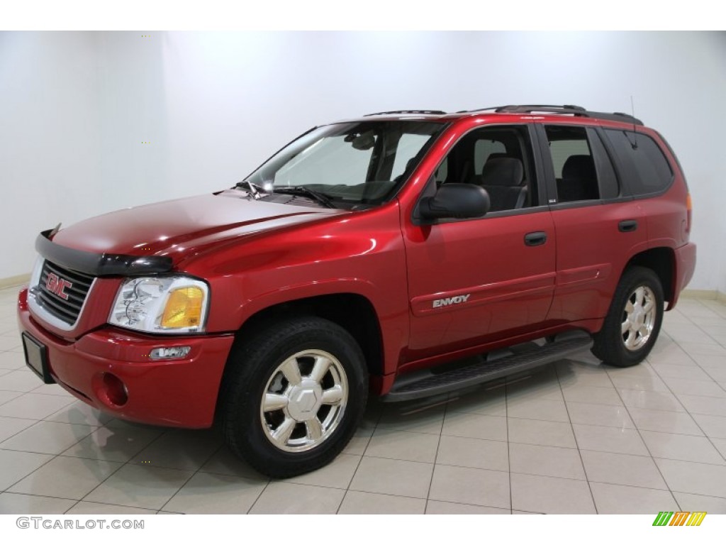 Magnetic Red Metallic 2002 GMC Envoy SLE 4x4 Exterior Photo #84506859