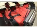 Coral Red/Black Dakota Leather Rear Seat Photo for 2011 BMW 3 Series #84506892