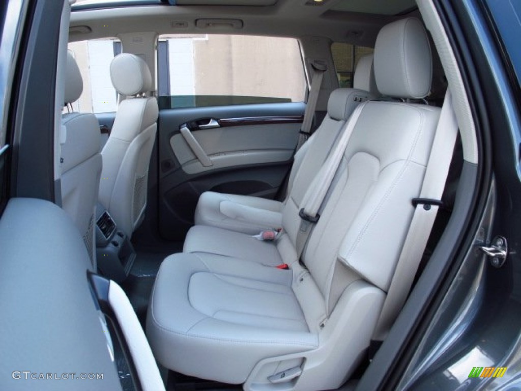 Limestone Gray Interior 2014 Audi Q7 3.0 TFSI quattro Photo #84506925