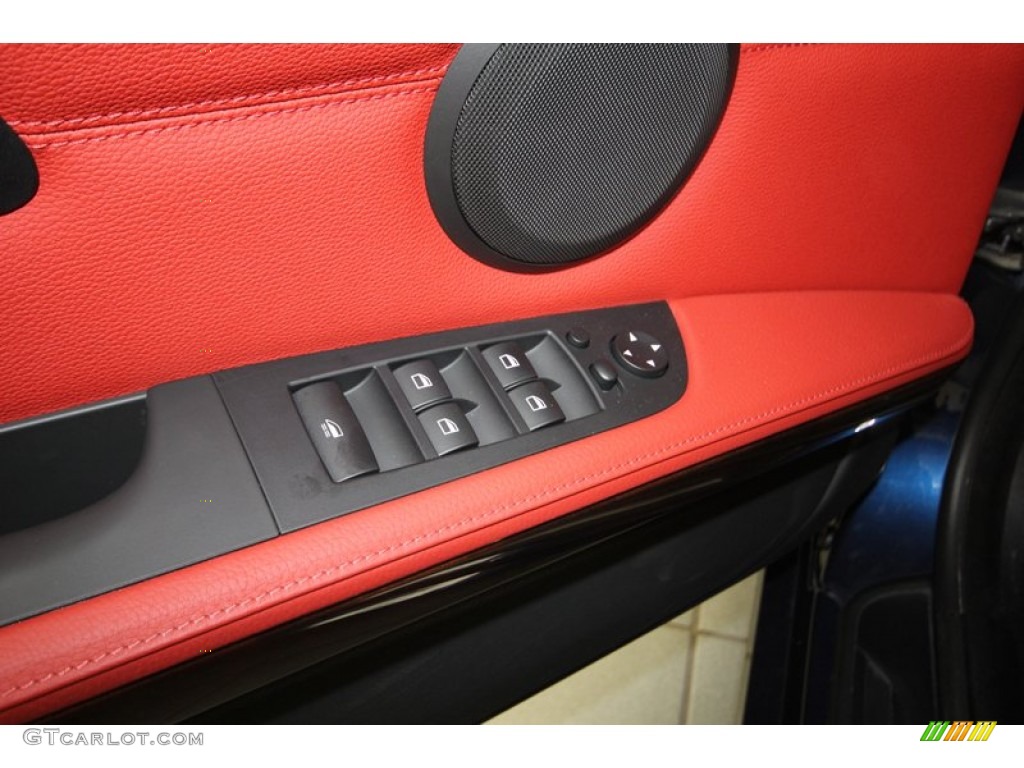 2011 3 Series 335i Convertible - Deep Sea Blue Metallic / Coral Red/Black Dakota Leather photo #17