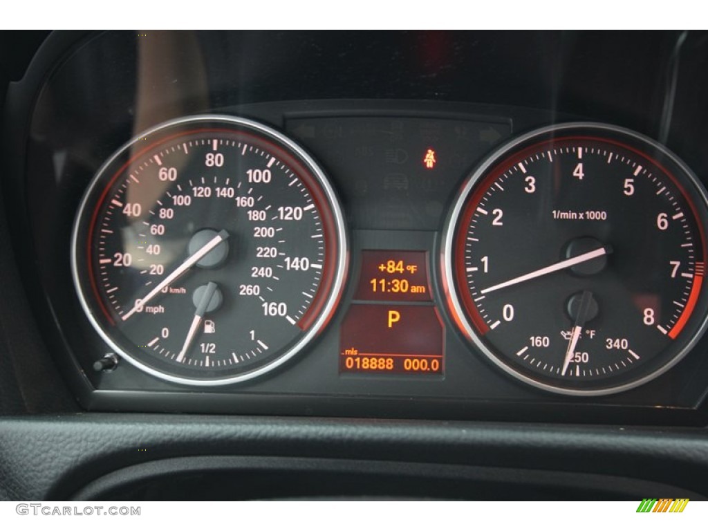 2011 3 Series 335i Convertible - Deep Sea Blue Metallic / Coral Red/Black Dakota Leather photo #39