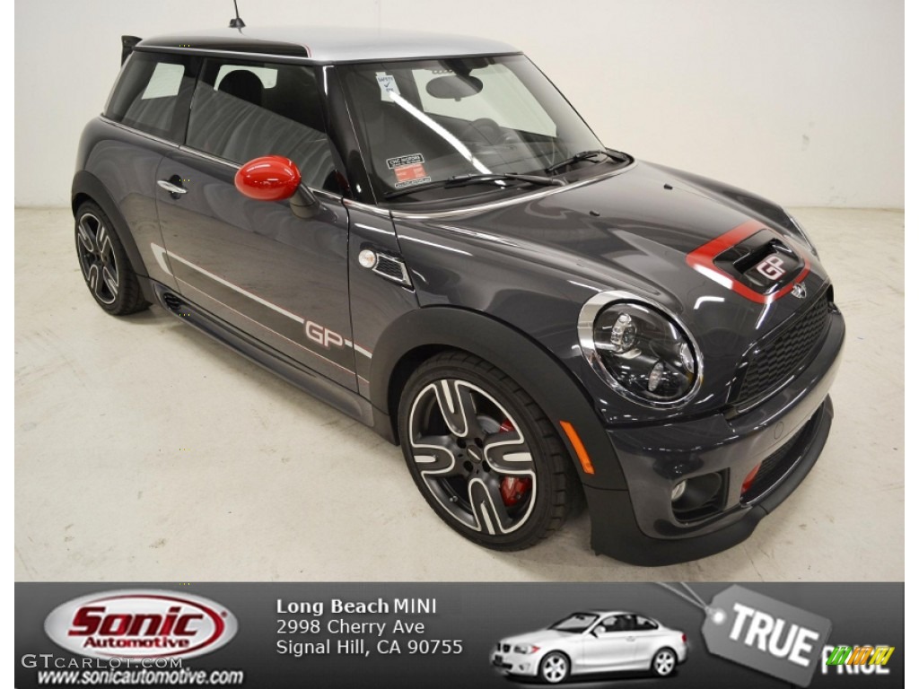 2013 Cooper John Cooper Works GP - Thunder Grey Metallic / GP Recaro Sport Black/Dinamica photo #1