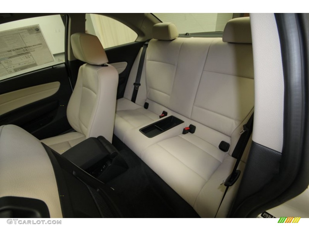 2013 1 Series 128i Coupe - Alpine White / Oyster photo #12
