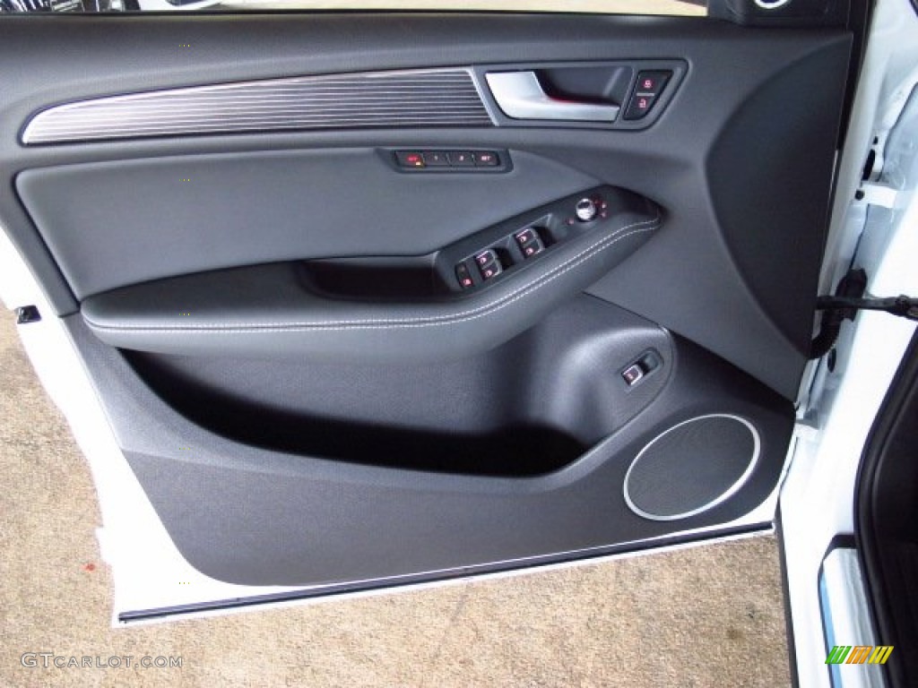2014 Audi SQ5 Prestige 3.0 TFSI quattro Black Door Panel Photo #84507825