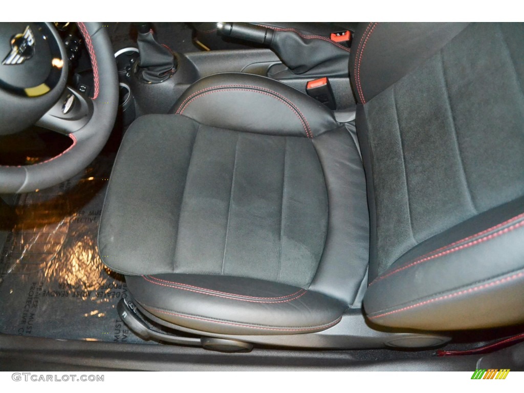 2013 Cooper John Cooper Works GP - Thunder Grey Metallic / GP Recaro Sport Black/Dinamica photo #13