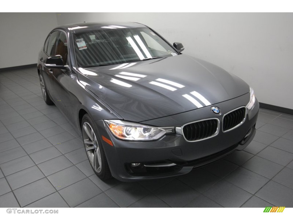 2013 3 Series 328i Sedan - Mineral Grey Metallic / Black photo #5