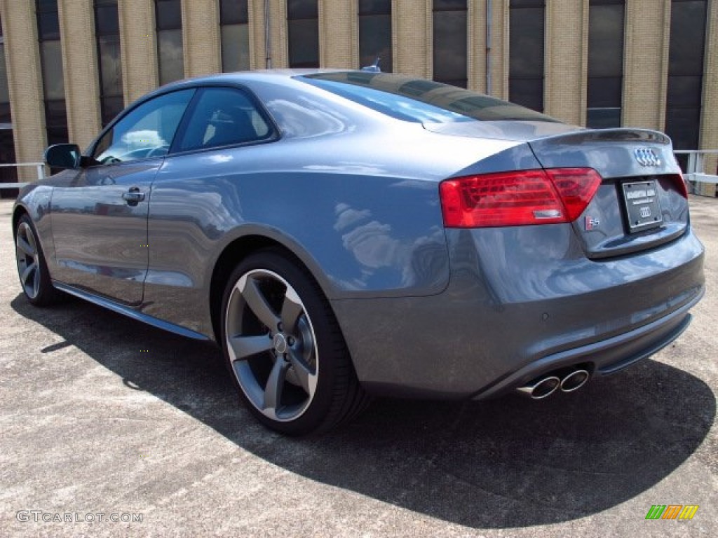 2014 S5 3.0T Premium Plus quattro Coupe - Monsoon Gray Metallic / Black photo #4