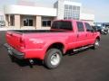 2006 Red Clearcoat Ford F350 Super Duty XLT Crew Cab 4x4 Dually  photo #35