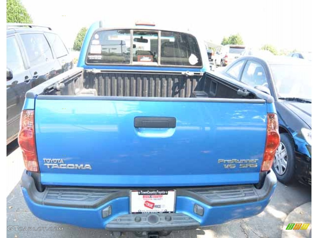 2007 Tacoma V6 PreRunner TRD Sport Double Cab - Speedway Blue Pearl / Graphite Gray photo #21