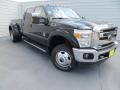 Tuxedo Black Metallic - F350 Super Duty Lariat Crew Cab 4x4 Dually Photo No. 1