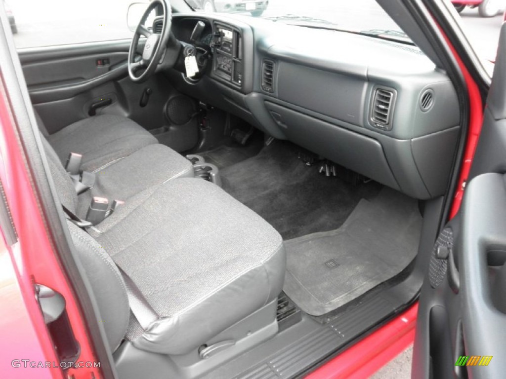 2002 Silverado 1500 LS Extended Cab - Victory Red / Graphite Gray photo #20