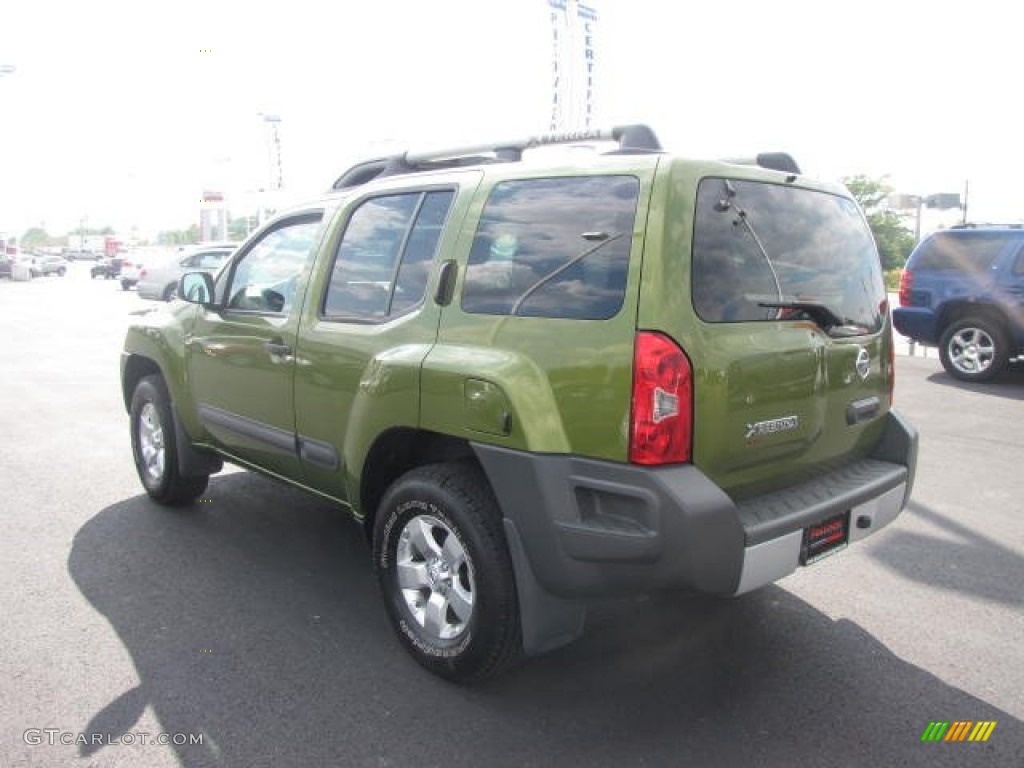 2012 Xterra S 4x4 - Metallic Green / Gray photo #7